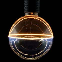 SEGULA LED-pallo Illusion, E27 G145 sininen/kammio 6W 1,900K himmeä, E27