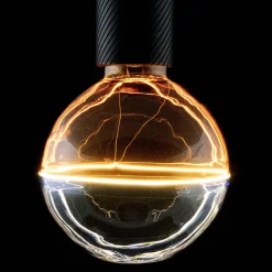 SEGULA LED-pallo Illusion, E27 G125 sininen/kammi 5W 1,900K himmeä, E27