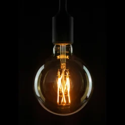SEGULA LED-pallolamppu E27 G125 5W 2200K kultainen himmennettävä