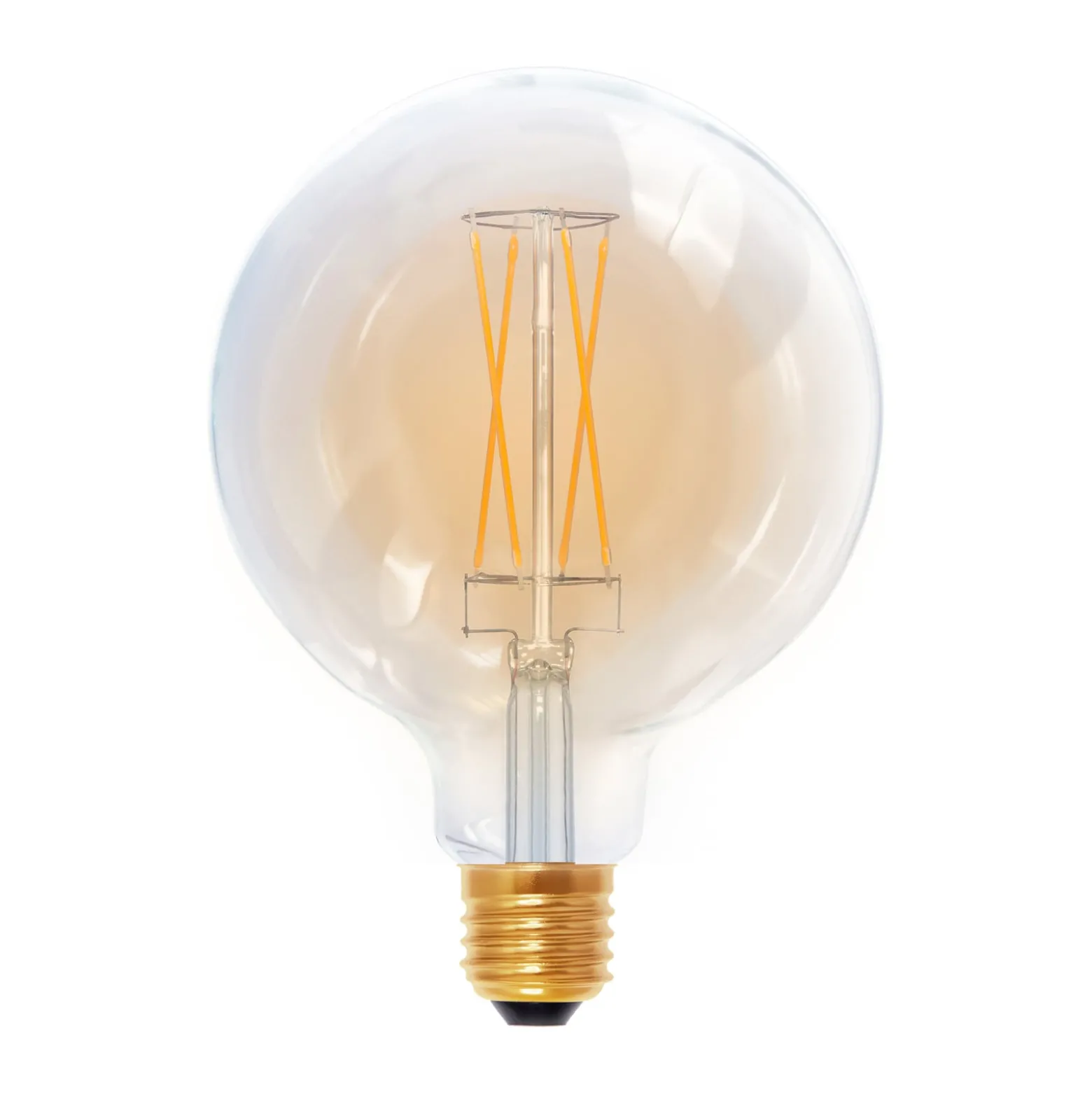 SEGULA LED-pallolamppu E27 G125 5W 2200K kultainen himmennettävä