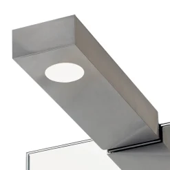 Seinä- ja peililamppu Flat 2 LED, mattanikkeli