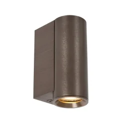 Seinäkohdevalaisin Dupla, ruosteenvärinen, korkeus 9 cm, metalli