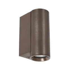 Seinäkohdevalaisin Dupla, ruosteenvärinen, korkeus 9 cm, metalli