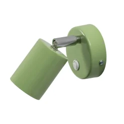 Seinäkohdevalaisin Fun, vaaleanvihreä, korkeus 14 cm, säädettävä, GU10