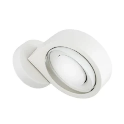 Seinäkohdevalaisin Lili, kermanvärinen, Ø 14 cm, GX53