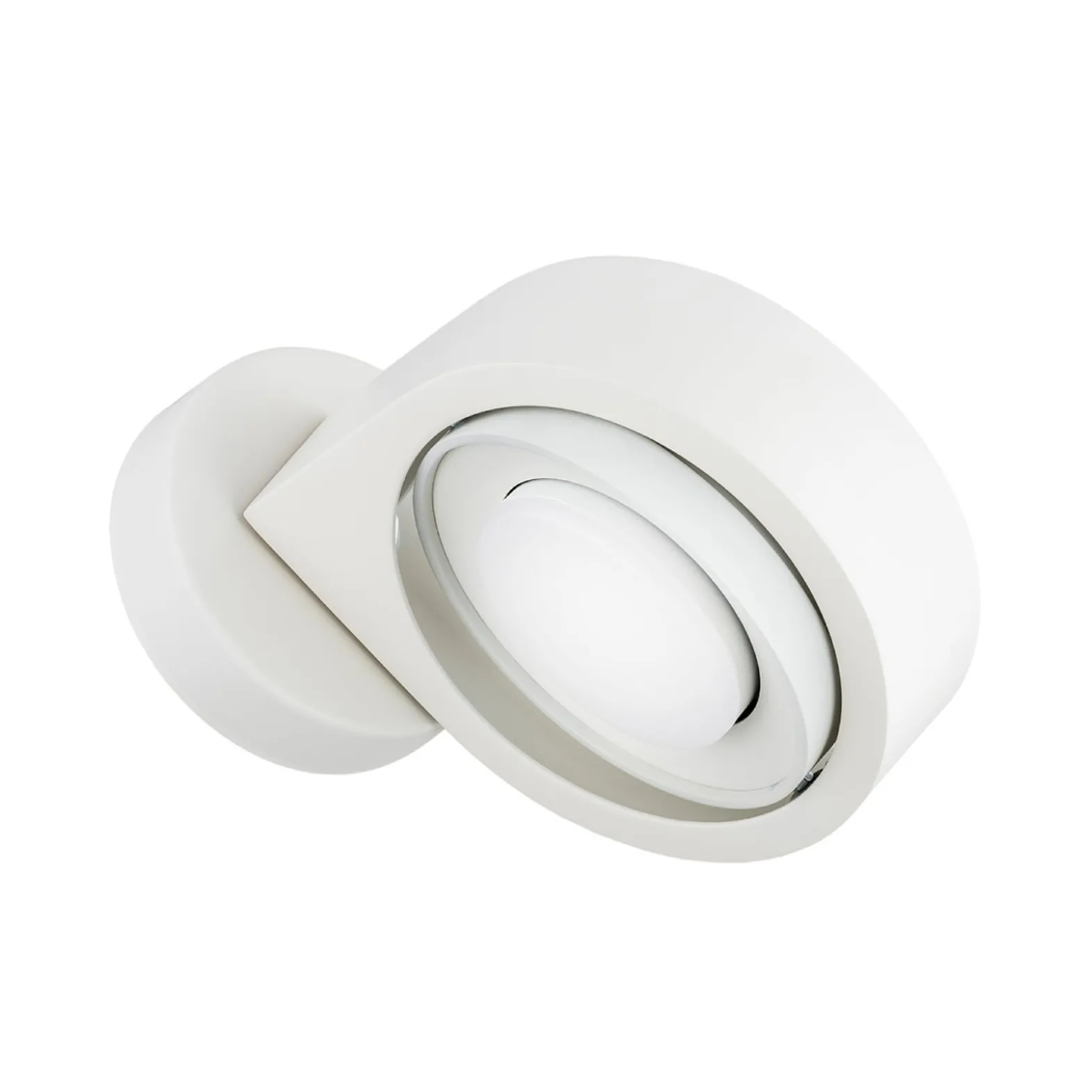 Seinäkohdevalaisin Lili, kermanvärinen, Ø 14 cm, GX53