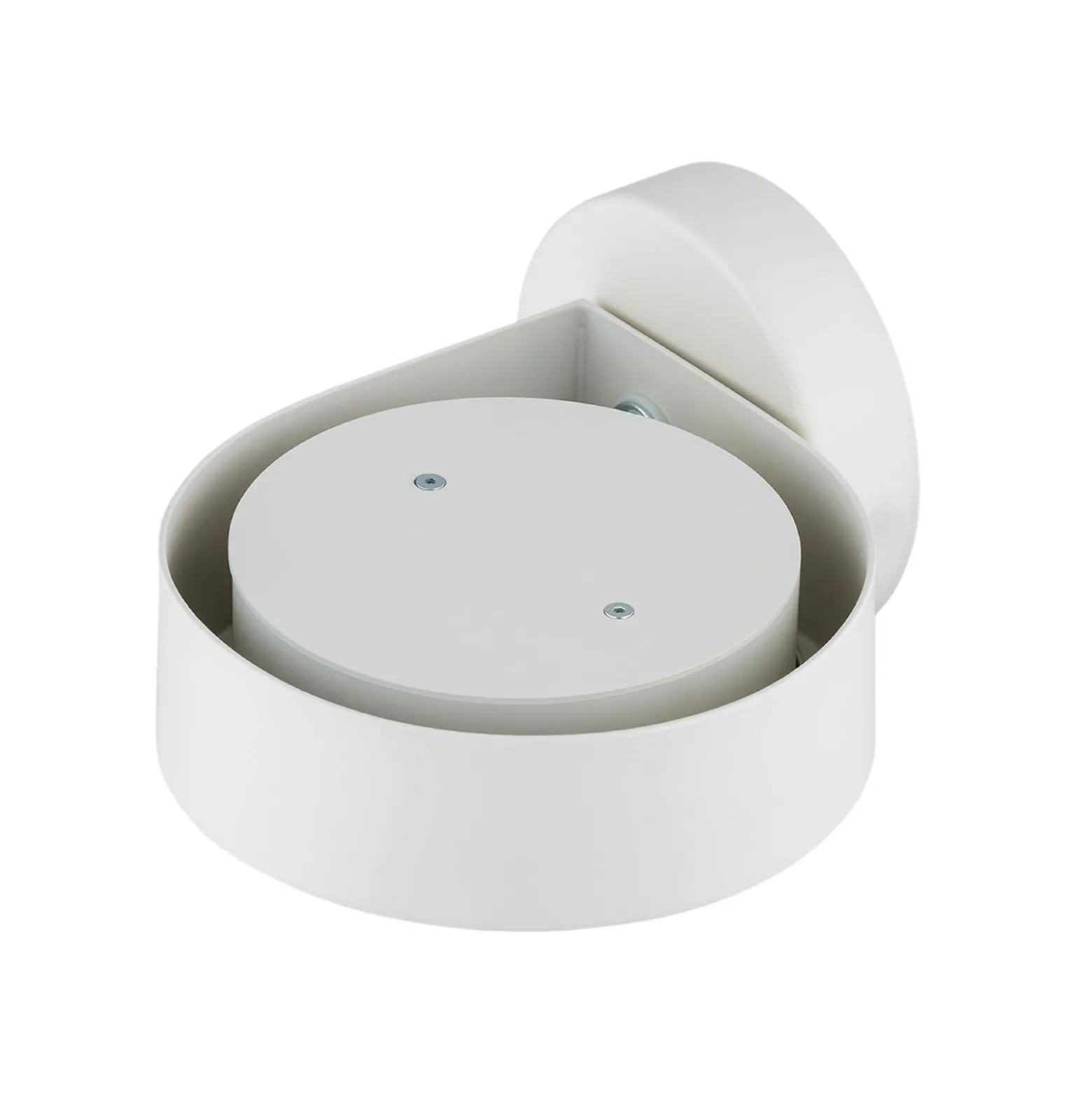 Seinäkohdevalaisin Lili, kermanvärinen, Ø 14 cm, GX53