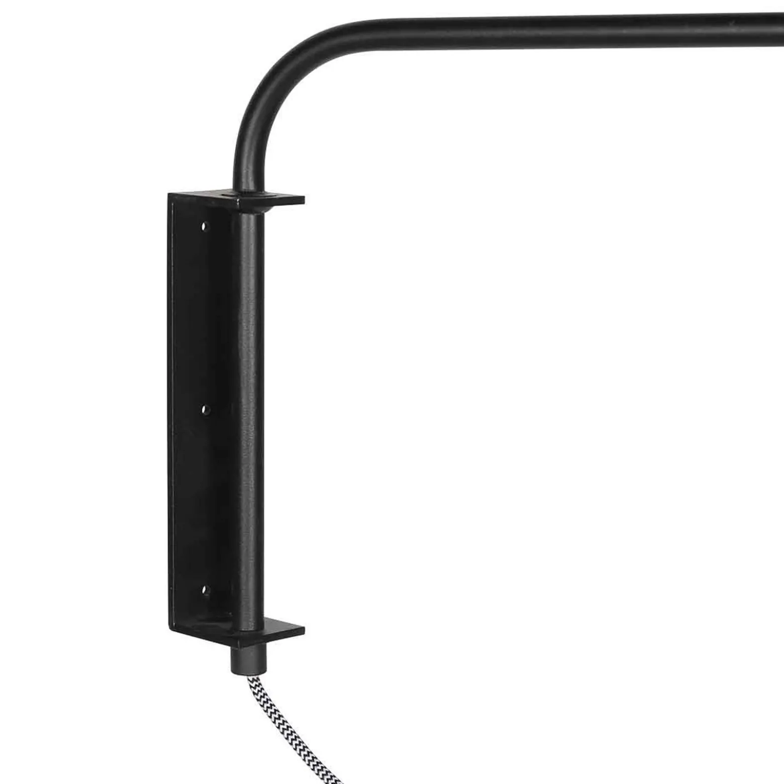 Seinälamppu Bloeba, musta/vihreä, ulkonema 140 cm, velour