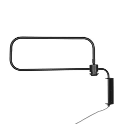 Seinälamppu Bloeba, musta/vihreä, ulkonema 140 cm, velour