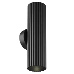 Seinälamppu Calipso, musta, korkeus 20 cm, metalli, 2xGU10 ylös/alas