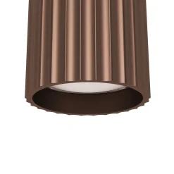 Seinälamppu Portillo, pronssi, korkeus 20 cm, 2-lamppuinen metalli, GU10