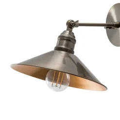 Seinävalaisin Berceste N-664, antiikkikulta, rauta, Ø 24 cm