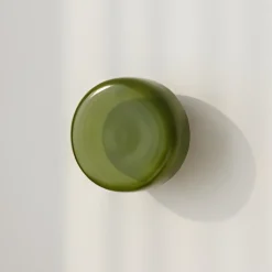 Seinävalaisin BonBon, vihreä, Ø 16 cm, lasi