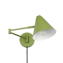 Seinävalaisin Cosima, vihreä, ulkonema 54 cm, metalli