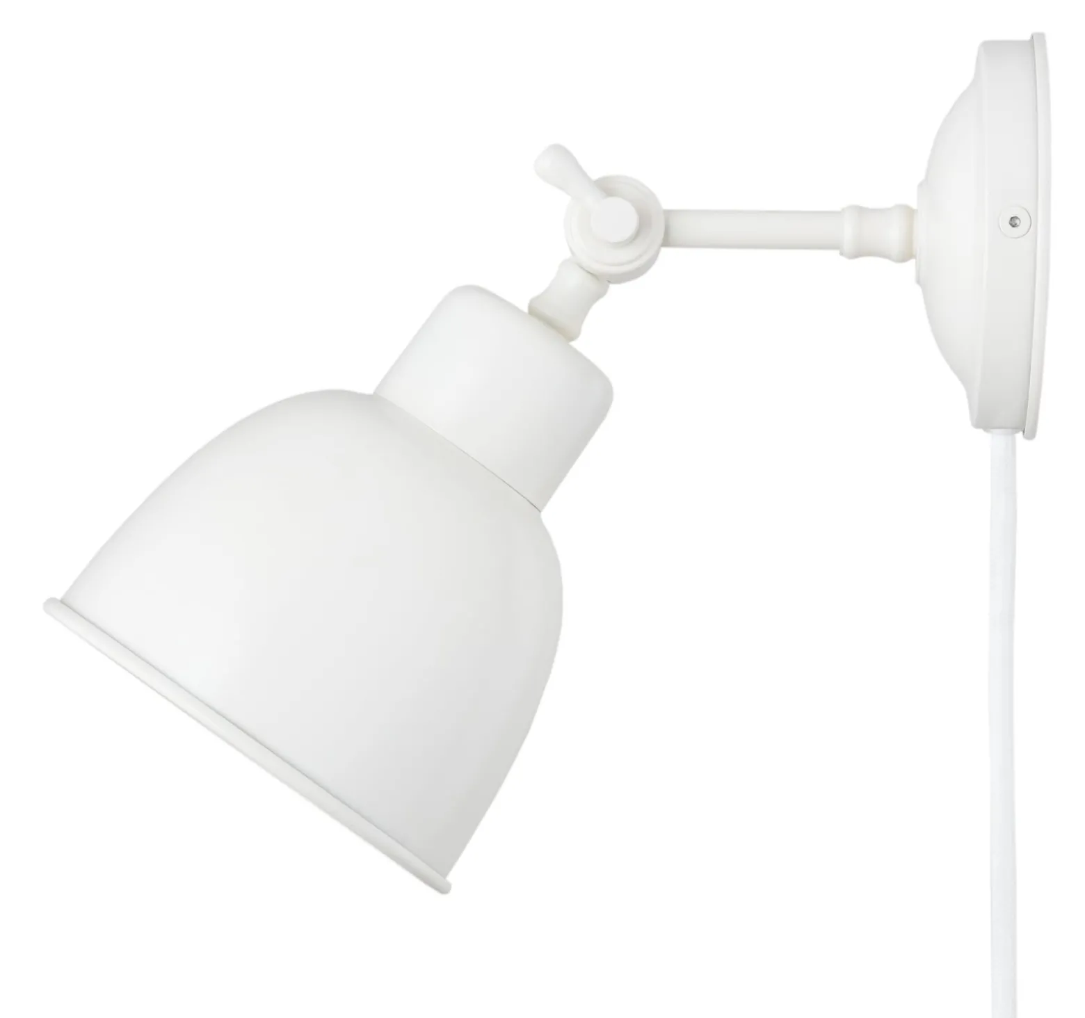 Seinävalaisin Emoti, beige, 1-lamppuinen, teräs, Ø 10 cm