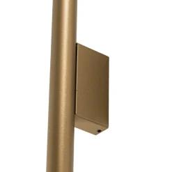 Seinävalaisin Laser, kultainen, metalli, korkeus 40 cm, G9