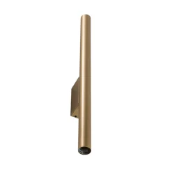 Seinävalaisin Laser, kultainen, metalli, korkeus 40 cm, G9