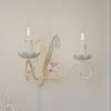 Seinävalaisin Luce kattokruununa, 2-lamppuinen