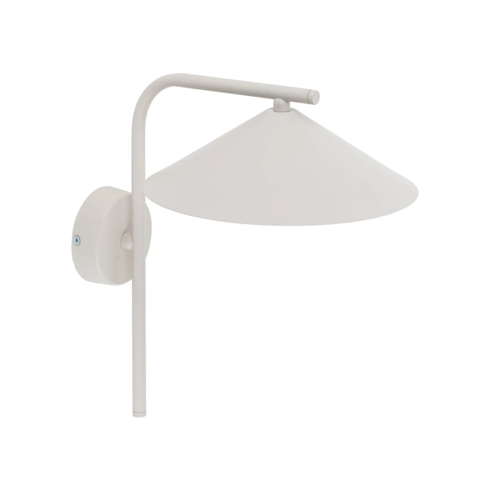 Seinävalaisin Lume S, greige, metalli, korkeus 31 cm, GX53