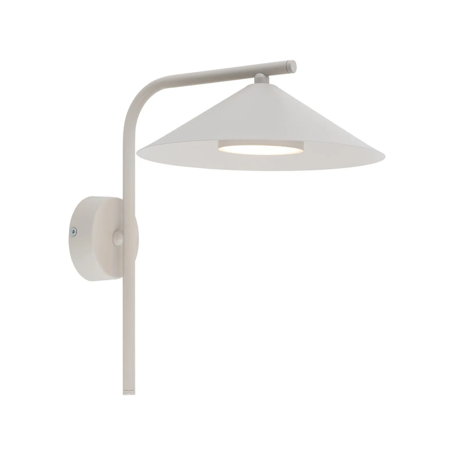 Seinävalaisin Lume S, greige, metalli, korkeus 31 cm, GX53