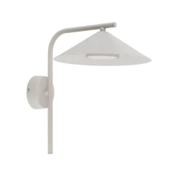 Seinävalaisin Lume S, greige, metalli, korkeus 31 cm, GX53