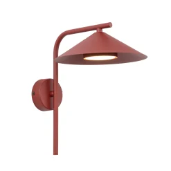 Seinävalaisin Lume S, viininpunainen, metalli, korkeus 31 cm, GX53