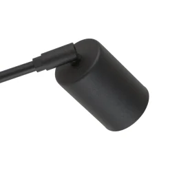 Seinävalaisin Nex, musta, metalli, korkeus 27 cm, GU10