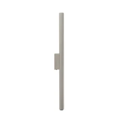 Seinävalaisin Pastelo, beige, korkeus 20 cm, teräs, 2-valo.