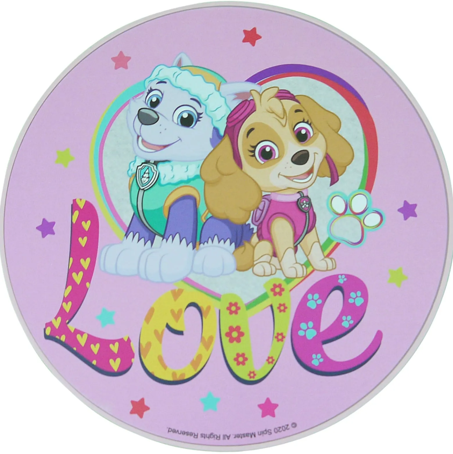 Seinävalaisin Paw Patrol Positive Pups, roosa