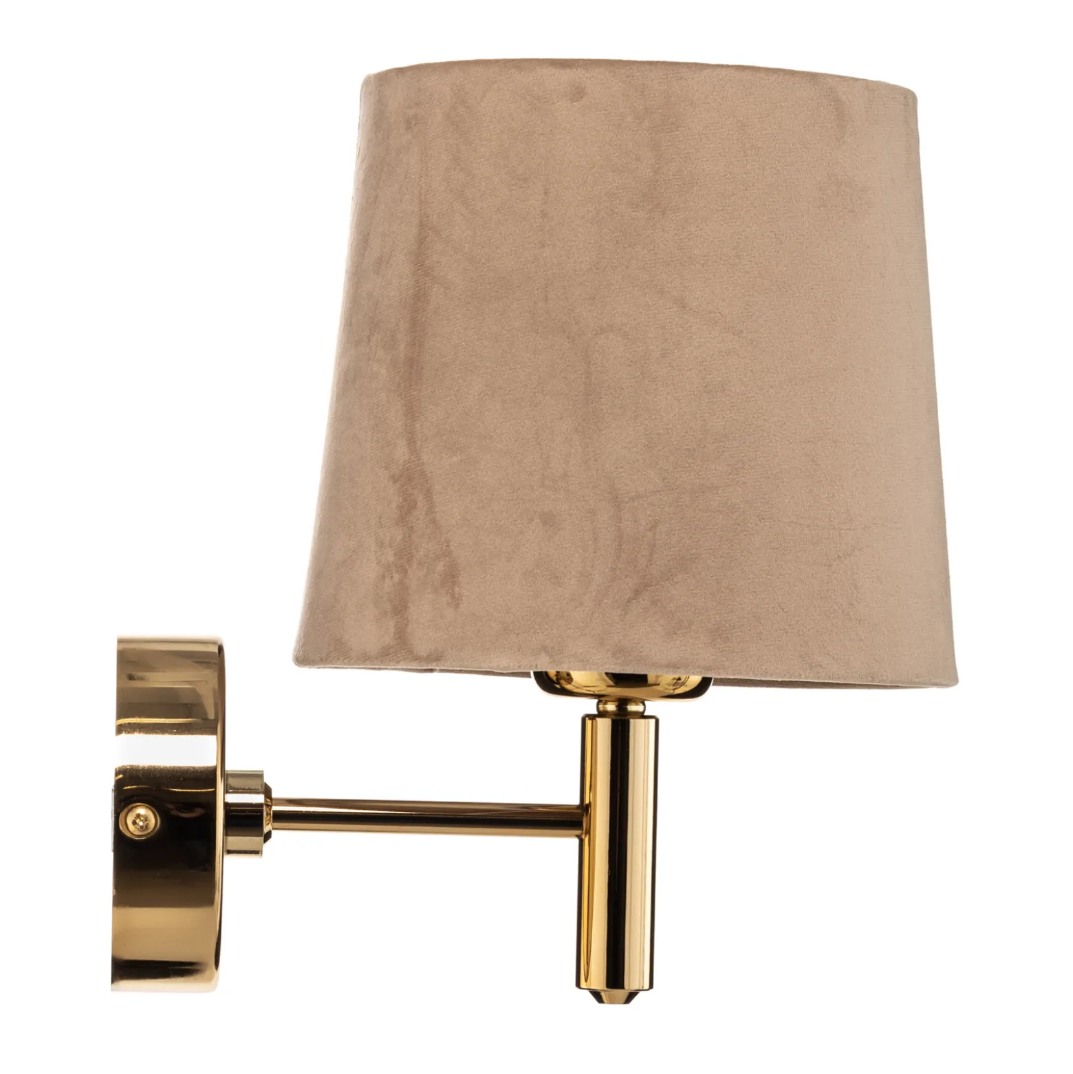 Seinävalaisin Polo, beige/tumma messinki