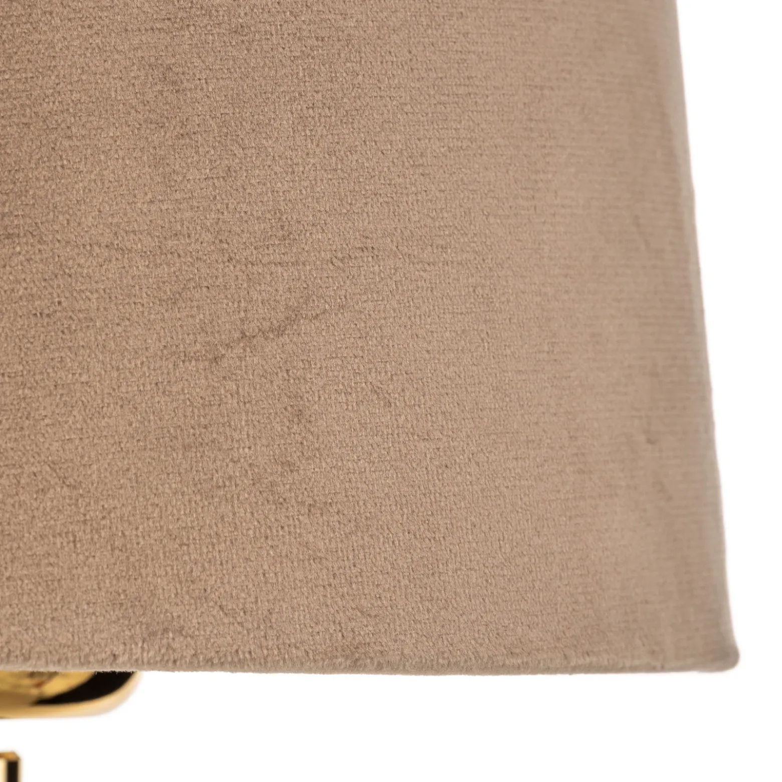 Seinävalaisin Polo, beige/tumma messinki