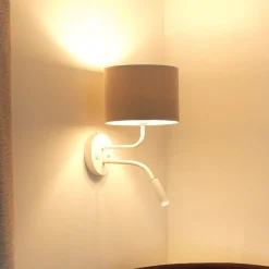 Seinävalaisin Roller, Soro vaaleanharmaa, valkoinen, lukuvalolla