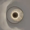 Seinävalaisin Satellite Ø 40 cm, musta-hopea