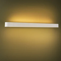 Seinävalaisin Soft, leveys 90 cm, valkoinen, alumiini, G13