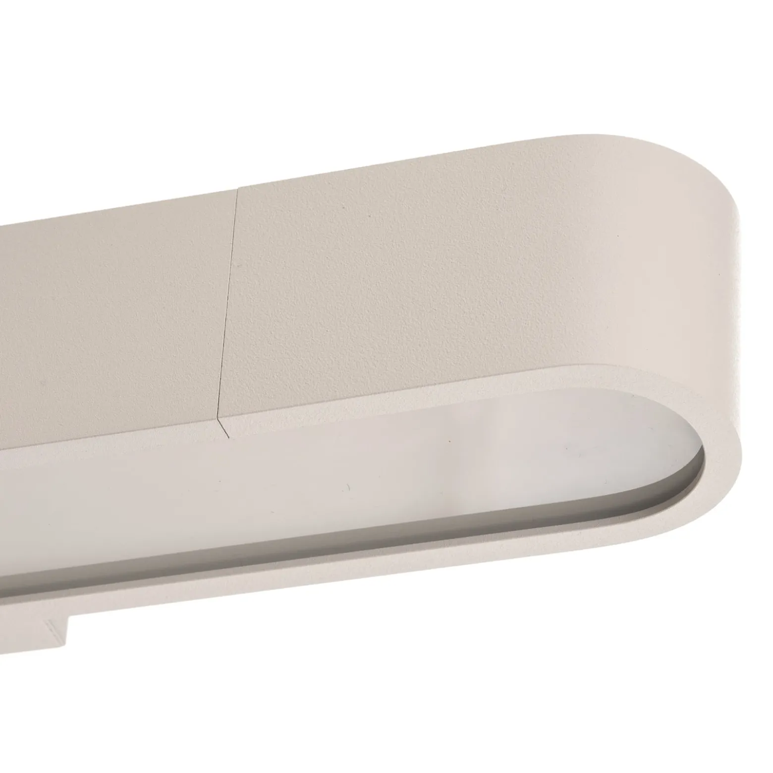 Seinävalaisin Soft, leveys 90 cm, valkoinen, alumiini, G13