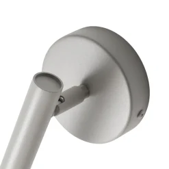 Seinävalaisin Sopel, taupe, 1-lamppuinen, teräs, G9, korkeus 15 cm