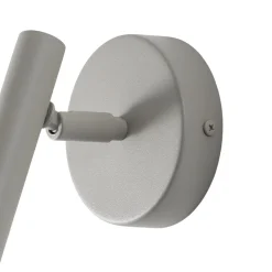 Seinävalaisin Sopel, taupe, 1-lamppuinen, teräs, G9, korkeus 15 cm