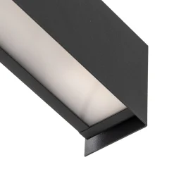Seinävalaisin Straight XS, leveys 26 cm, grafiitti