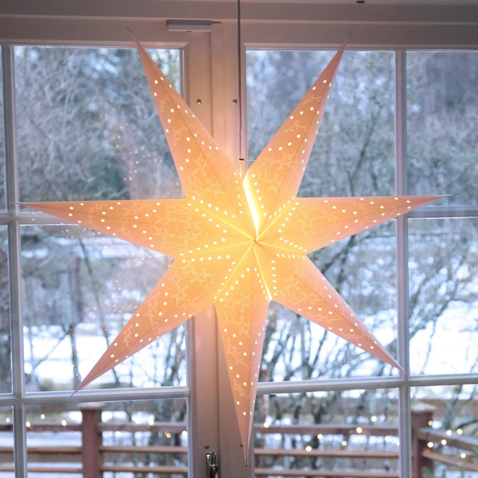 Seitsensakarainen Sensy Star -koristevalaisin