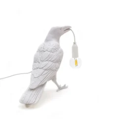 SELETTI Bird Lamp LED-koristelamppu, odotus, valkoinen