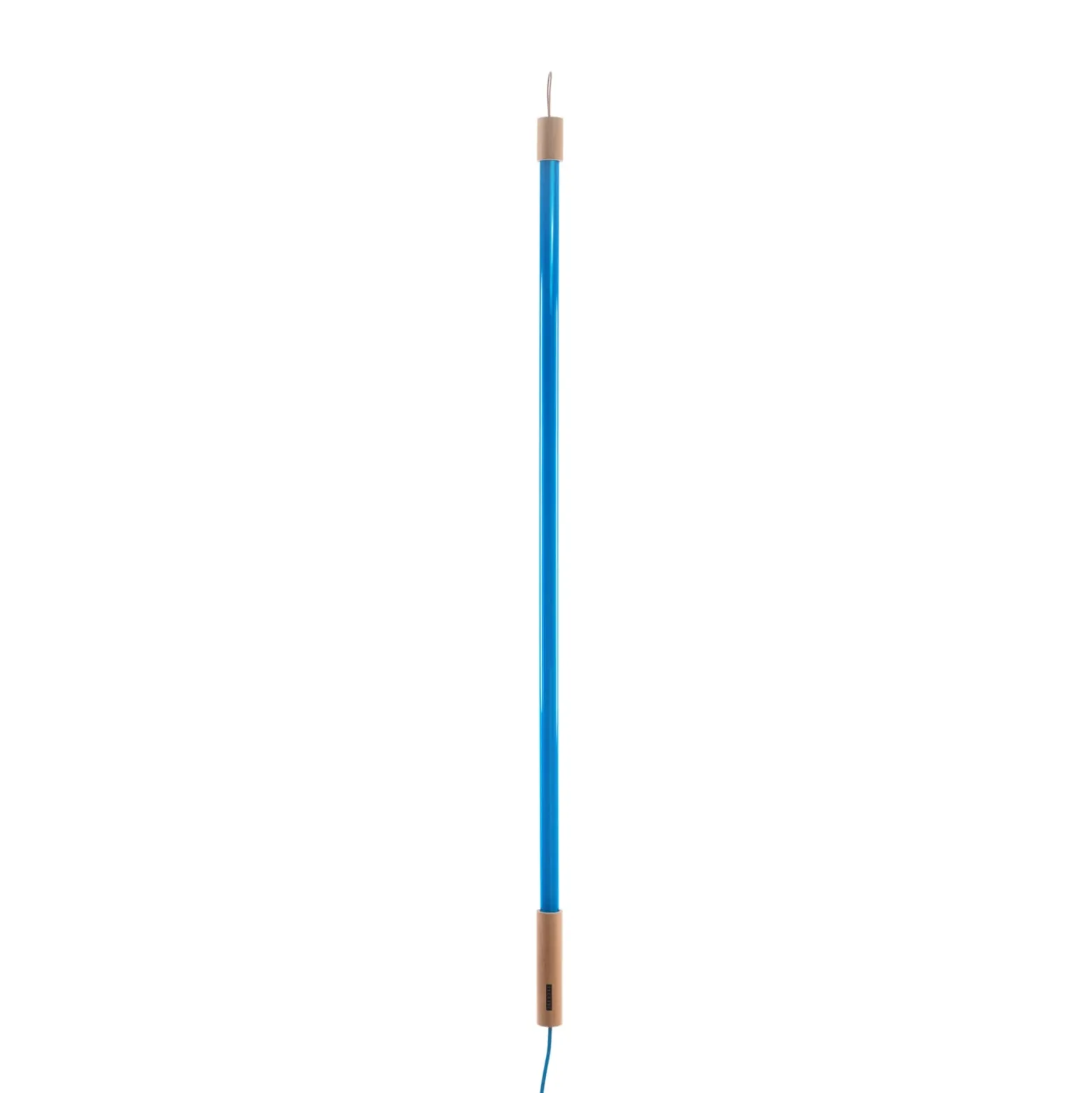 SELETTI LED-valaisin Linea, sininen, puiset yksityiskohdat, yleisvalo