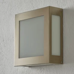 Sensor-LED-ulkoseinävalaisin Aqua Legendo ruostumaton teräs