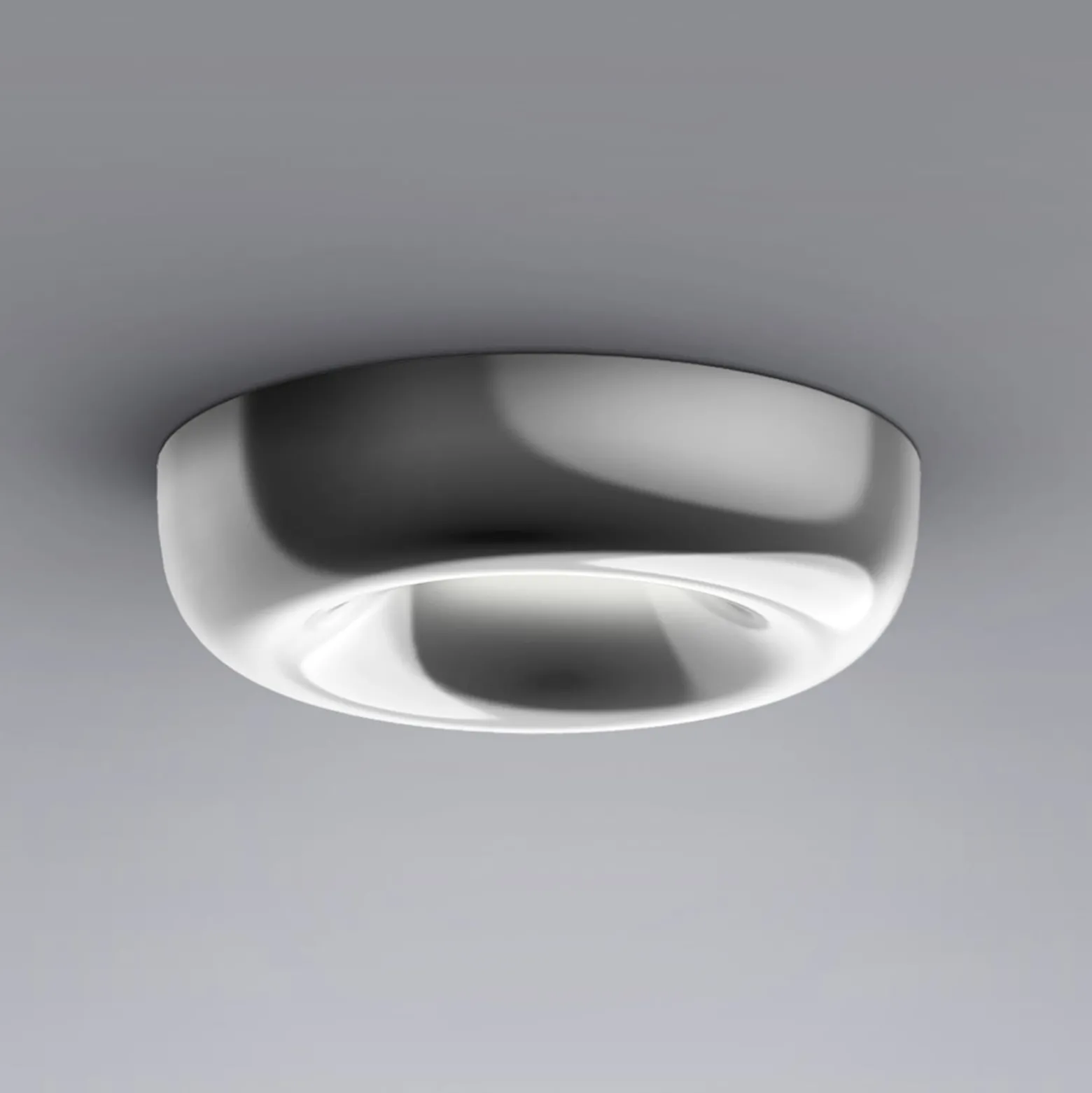 Serien Lighting Cavity Recessed LED-uppovalaisin, alumiini, himmennettävä.