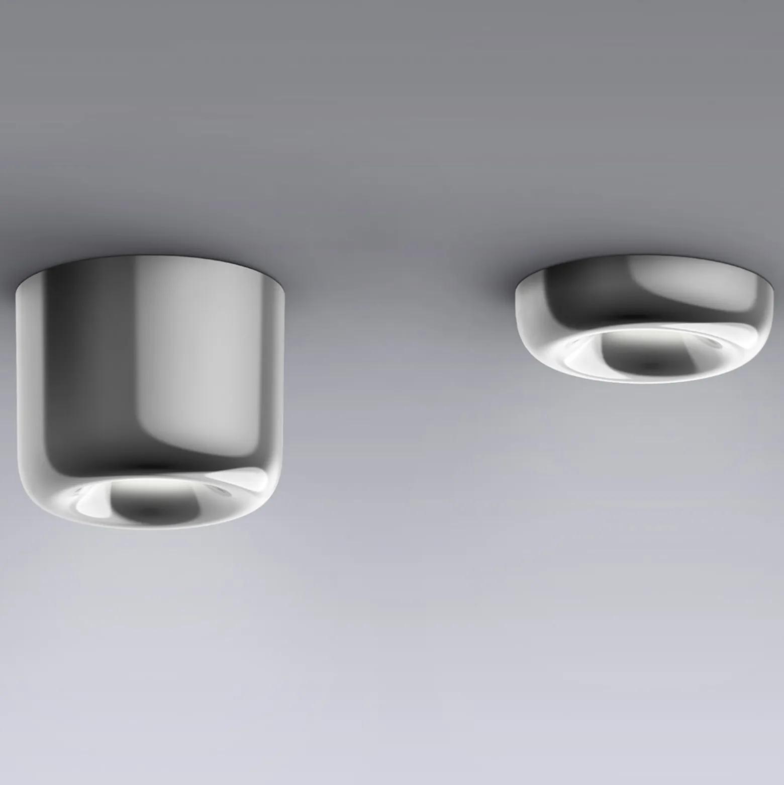 Serien Lighting Cavity Recessed LED-uppovalaisin, alumiini, himmennettävä.
