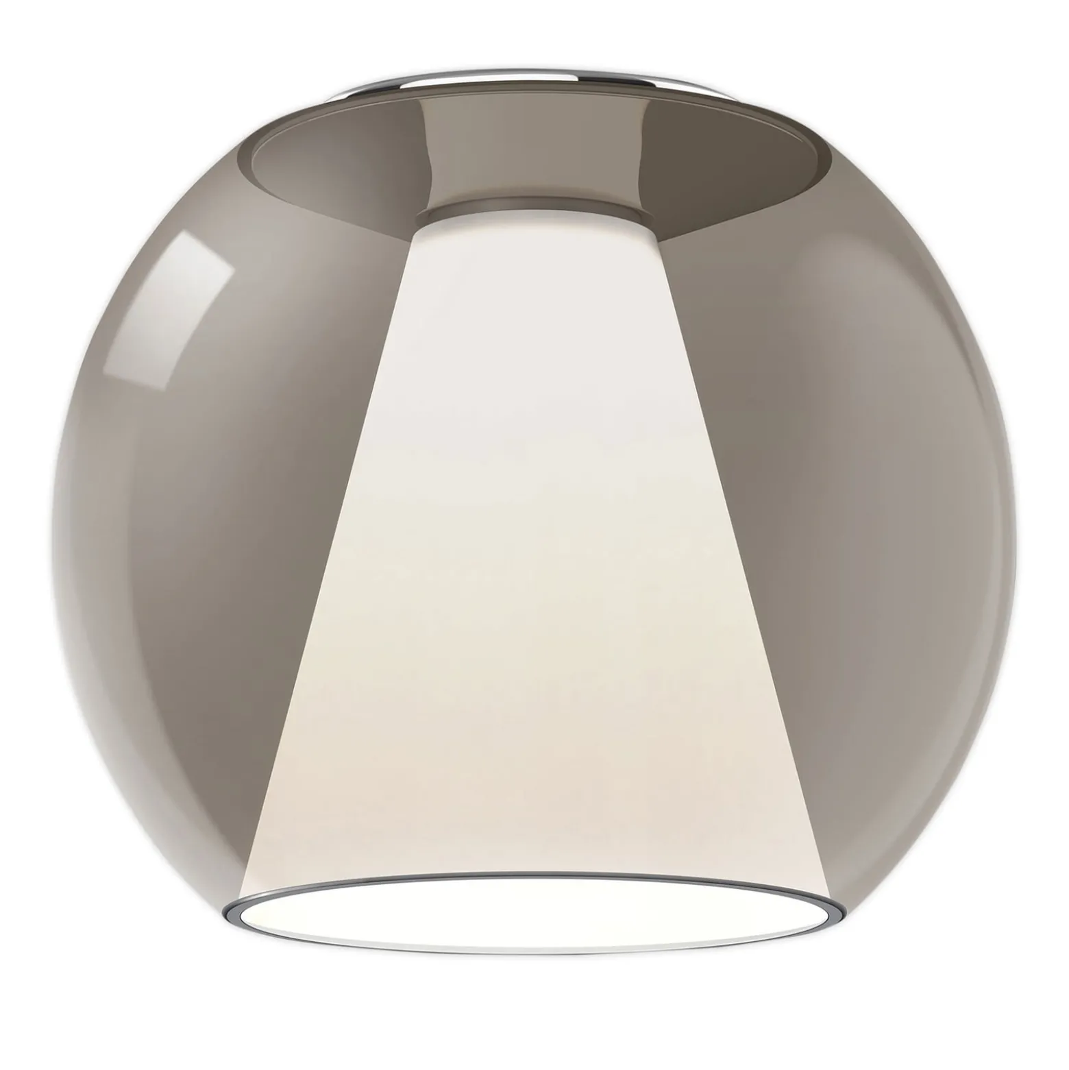 serien.lighting Luonnos S katto 2,700K Triac ruskea