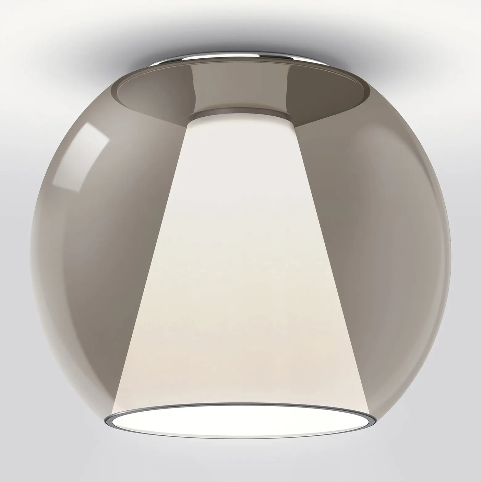 serien.lighting Luonnos S katto 2,700K Triac ruskea