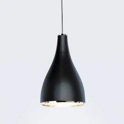 serien.lighting Riippuvalaisin One Eighty L, Ø 16 cm, musta