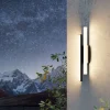 Serricella LED-ulkoseinävalaisin, musta