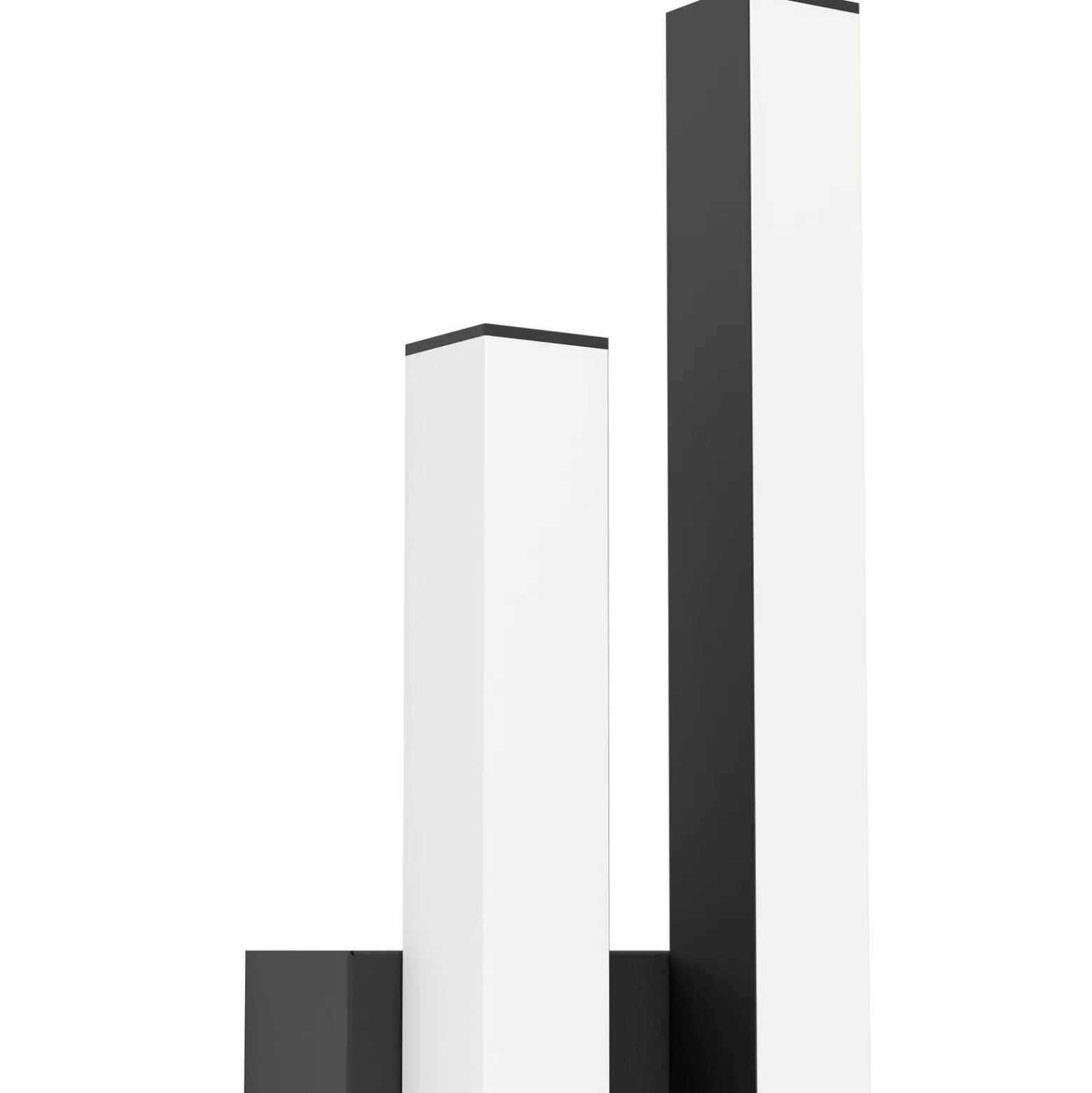 Serricella LED-ulkoseinävalaisin, musta