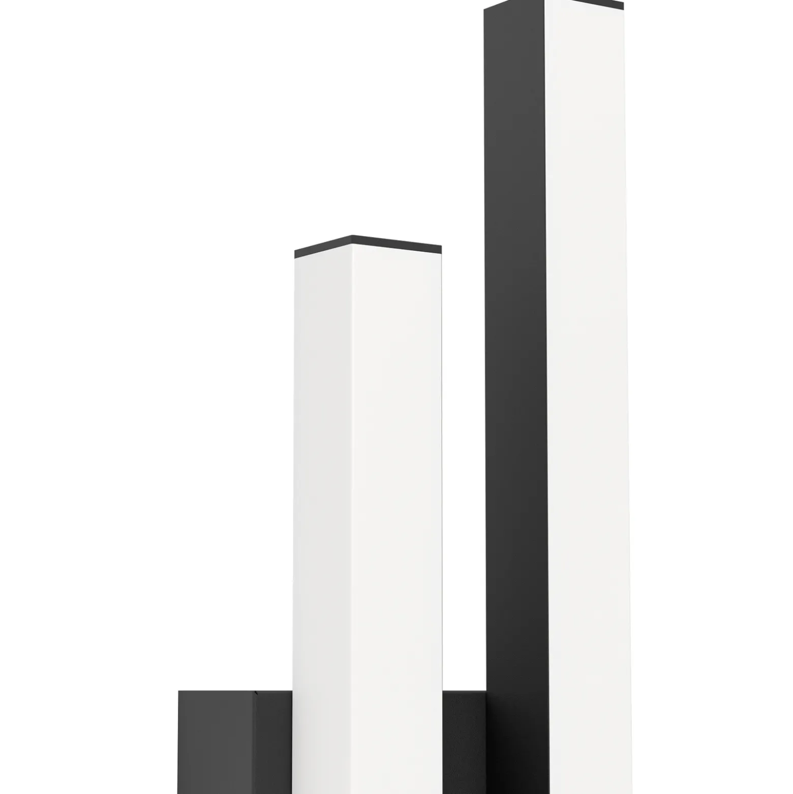Serricella LED-ulkoseinävalaisin, musta